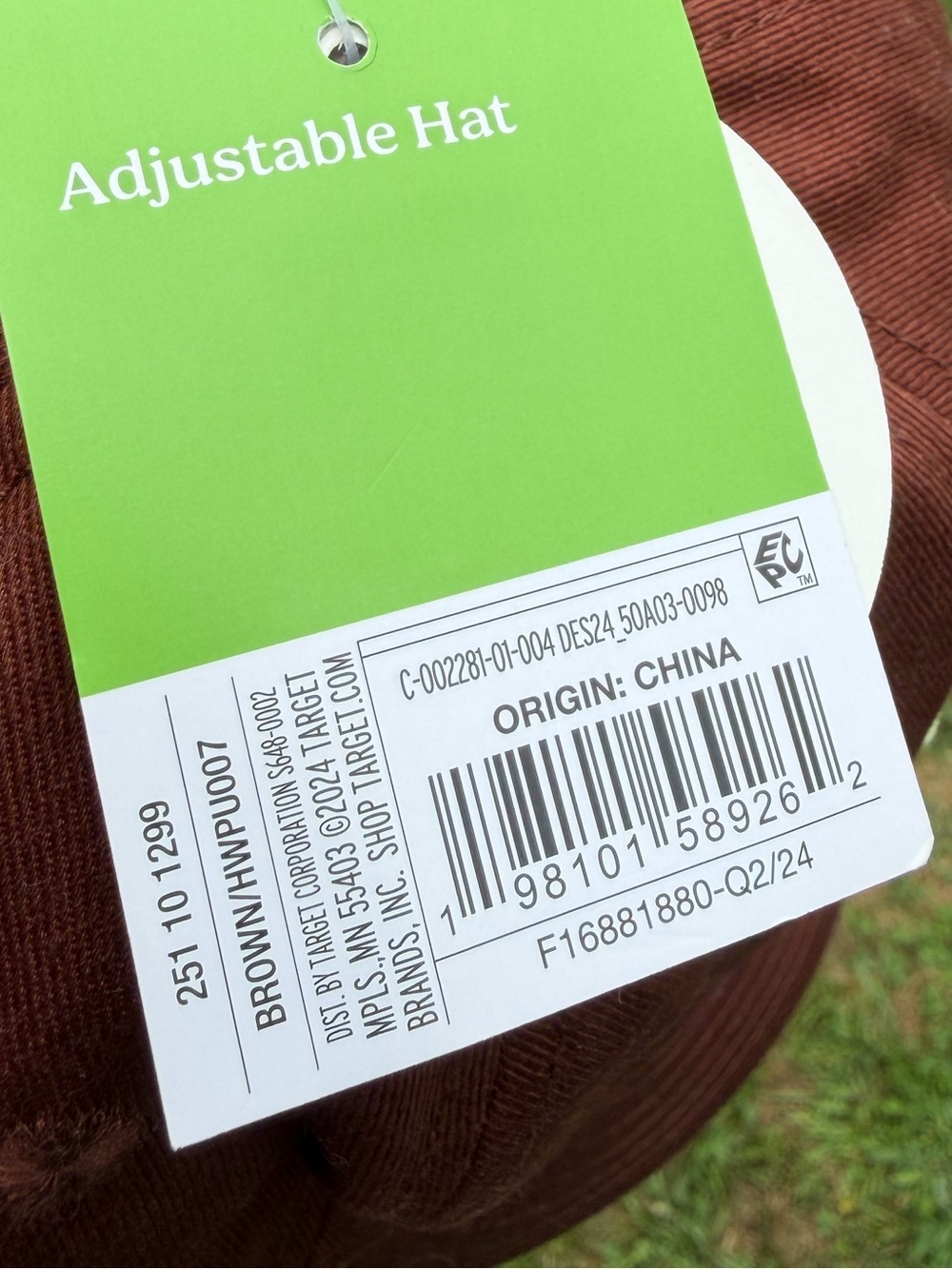 The Cuddle Collab So Fetch Adjustable Baseball Cap Brown Target NWT - Picture 4 of 7
